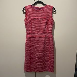 Tory Burch Tweed Fringe Dress